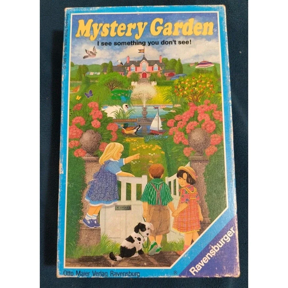 1992 Mystery Garden Board Game By Ravensburger 99% Complete